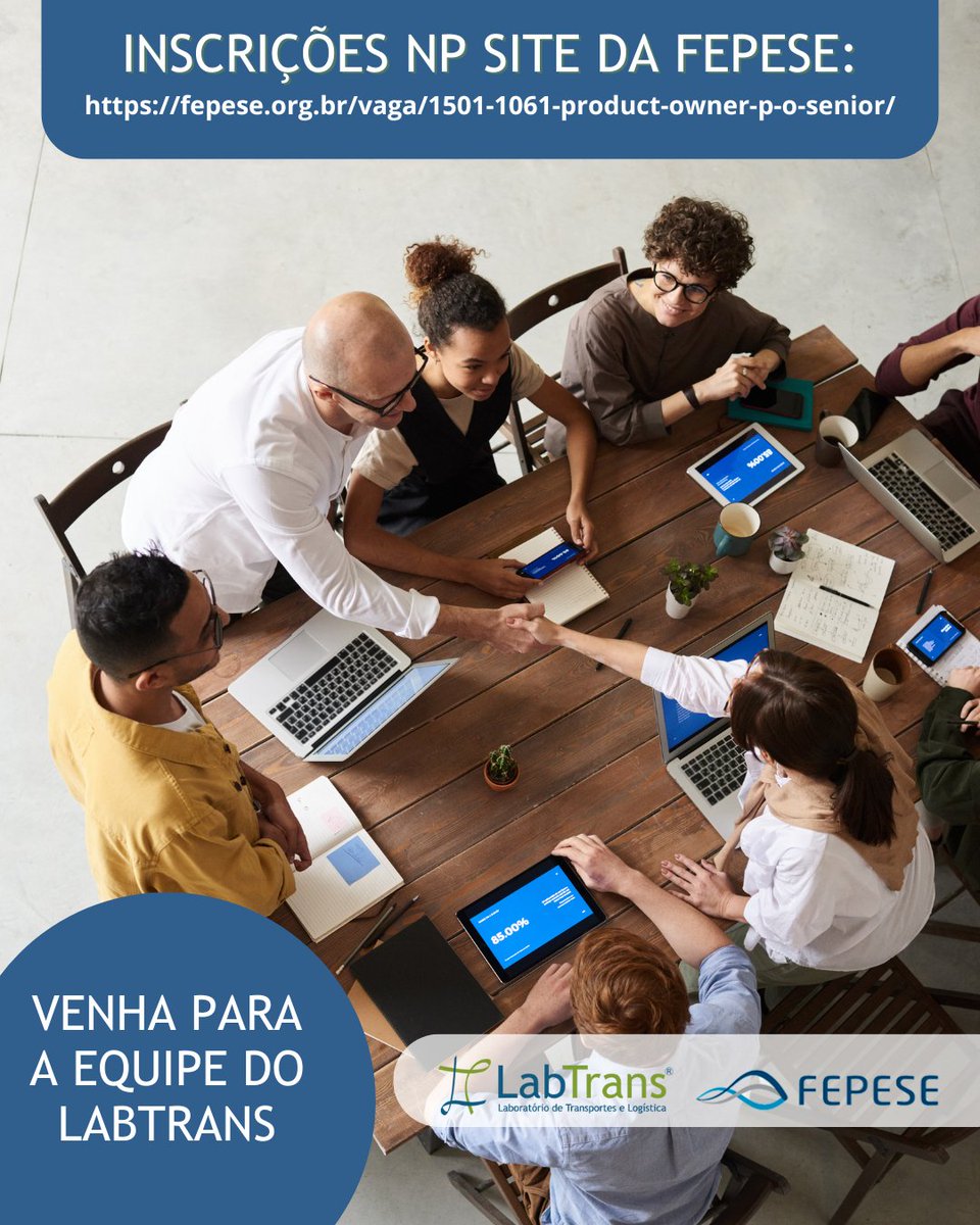 LabtransUFSC's tweet image. 💻 Oportunidade CLT para Senior Analista de Sistemas no LabTrans/UFSC!

Se você é da área de Ciência da Computação, Sistemas de Informação ou áreas afins, tem perfil analítico e experiência em modelagem de processos e organização de dados, essa vaga é pra você! O LabTrans está…