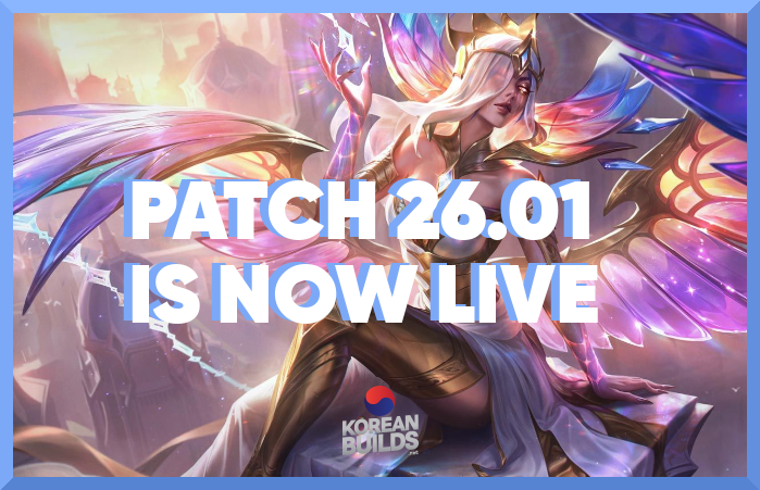 koreanbuilds's tweet photo. The new season has arrived!
Find new Patch 26.01 builds NOW on https://t.co/rIZTJVb9Po and https://t.co/kaijH8PfeC https://t.co/6KpUwNHzeE