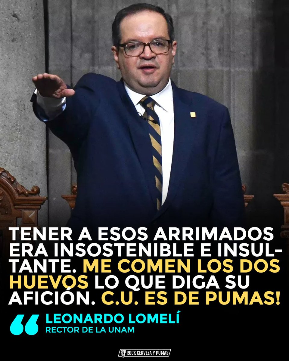 RockCervezaPuma's tweet image. Sr. Rector 🫡