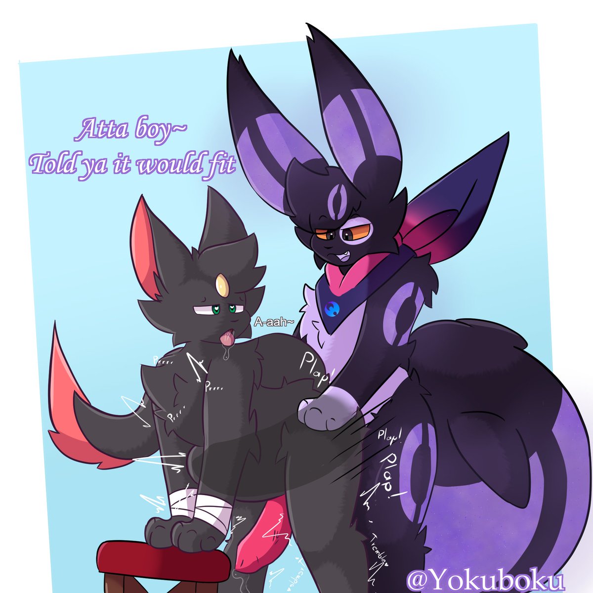 [Raffle Prize 2/6] For not being a cat he sure moans like one~
Reward for <a href="/EGlycolSneAD/">🔞 Ethylene Glycol the Hisui Sneasel</a>!
#eeveelution  #Pokemon #nsfw