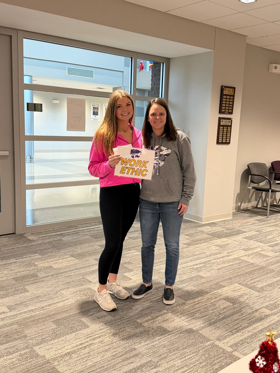 Congratulations to Elizabeth for receiving a Wildcat Wow for demonstrating a core value of Work Ethic!
