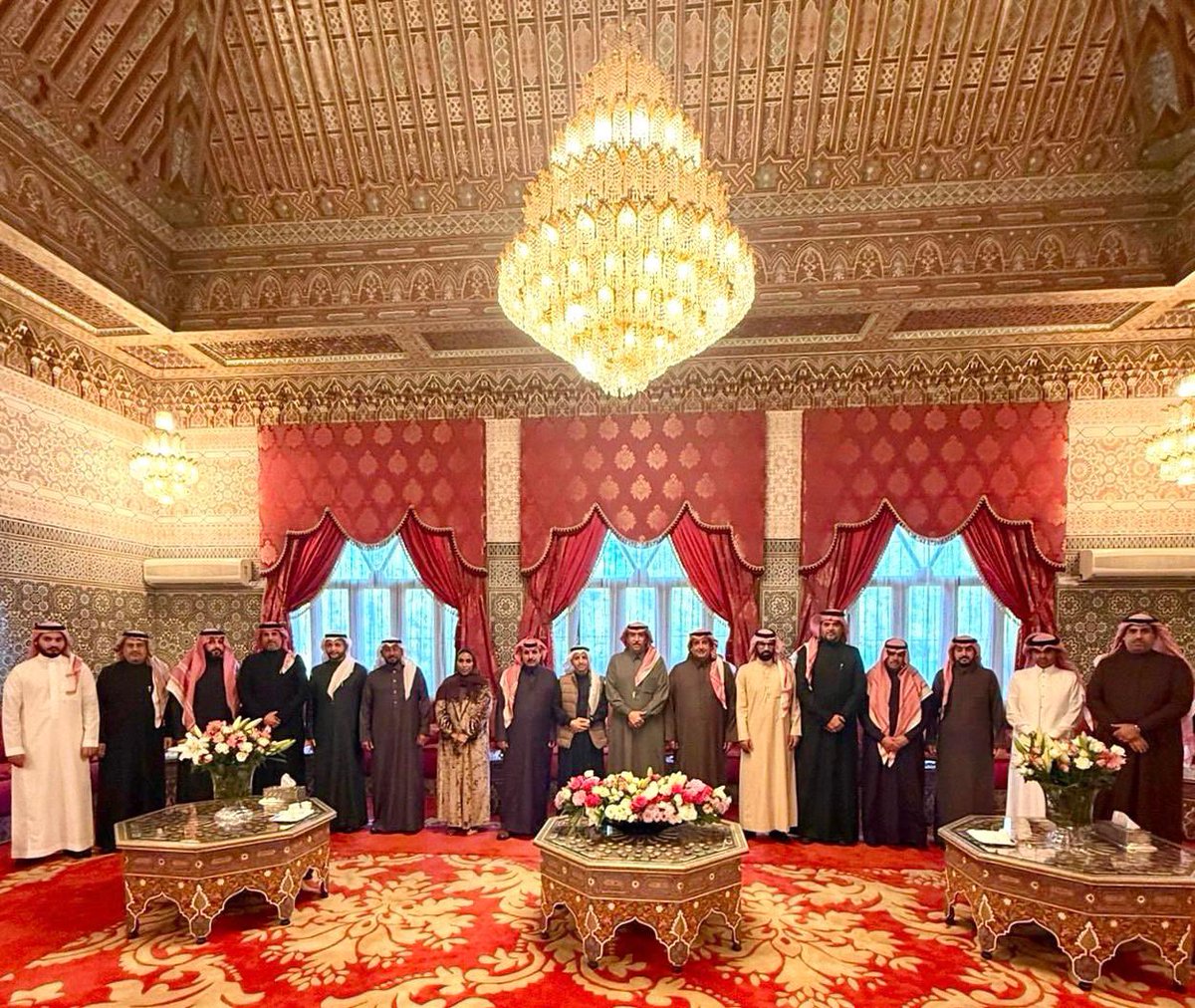 KSAembassyMA's tweet image. أقام سعادة السفير الدكتور/  سامي بن عبدالله الصالح @SAMIOALSALEH يوم الخميس 8 يناير 2026م ، مأدبة غداء بمقر الإقامة، على شرف سعادة الأستاذ/ سعود بن مشبب آل مساعد، نائب رئيس البعثة بمناسبة انتهاء مهامه بالسفارة ومغادرته المملكة المغربية الشقيقة لمباشرة عمله سفيراً لخادم الحرمين…