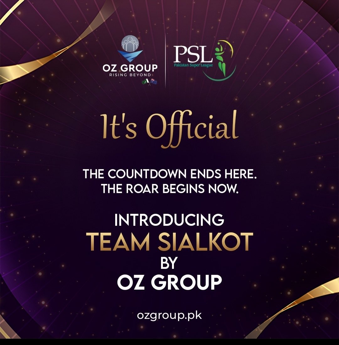 A historic day for Pakistan cricket &amp; <a href="/thePSLt20/">PakistanSuperLeague</a>. As a result of the vision of <a href="/TheRealPCB/">Pakistan Cricket</a> Chairman <a href="/MohsinnaqviC42/">Mohsin Naqvi</a>, Pakistan cricket has today Start of a new journey of success. Welcome Hamza Majeed Team OZ Developers, and Team FKS to the PSL best of luck 
Pakistan Zindabad 🇵🇰