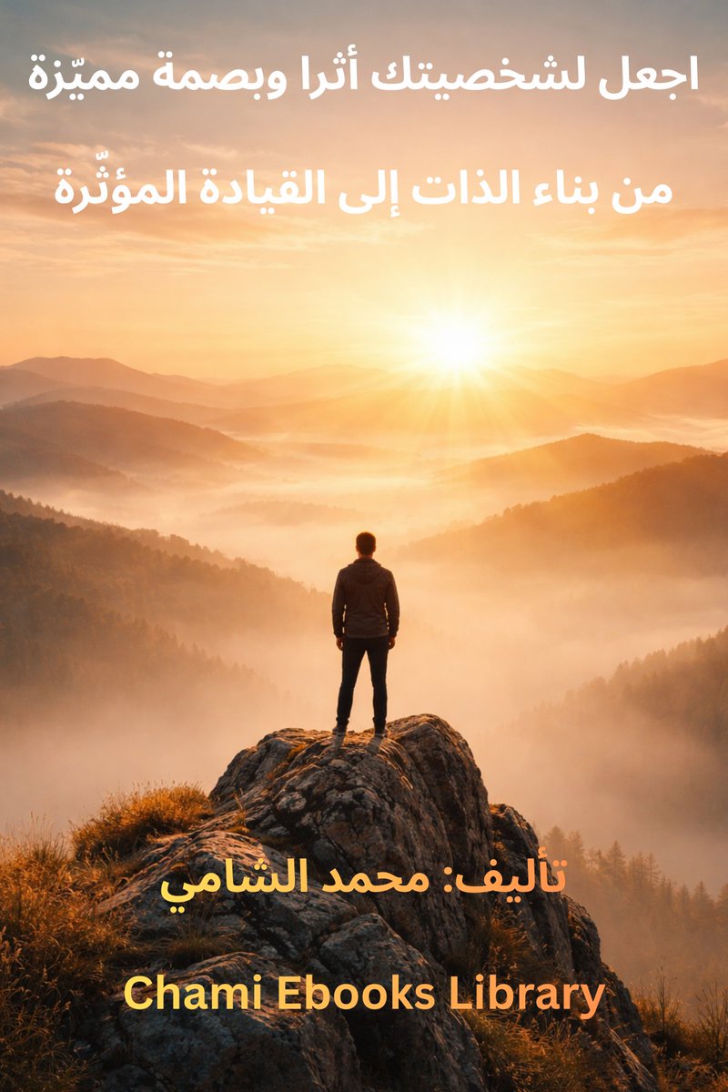 اليوم أشارككم مقدمة كتاب «اجعل لشخصيتك أثرًا وبصمةً مميّزة»، الصادر عن مكتبة شامي للكتب الإلكترونية.

كُتب هذا الكتاب لكل من يشعر أن شخصيته حاضرة، لكنها غير مُعبَّر عنها بوضوح، ولكل من يرغب في بناء أثرٍ حقيقي ينعكس في فكره وسلوكه وعلاقاته.
لا يتعامل هذا العمل مع الشخصية كقناع .