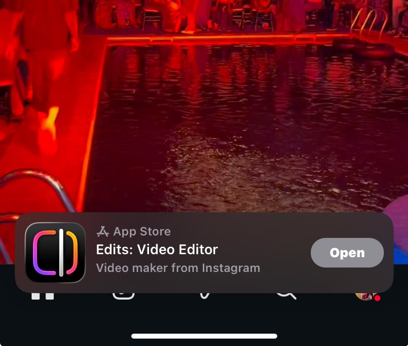This is one feature I don’t think we need on Insta. I don’t want to use your Edit App. Allow me upload my video in peace!