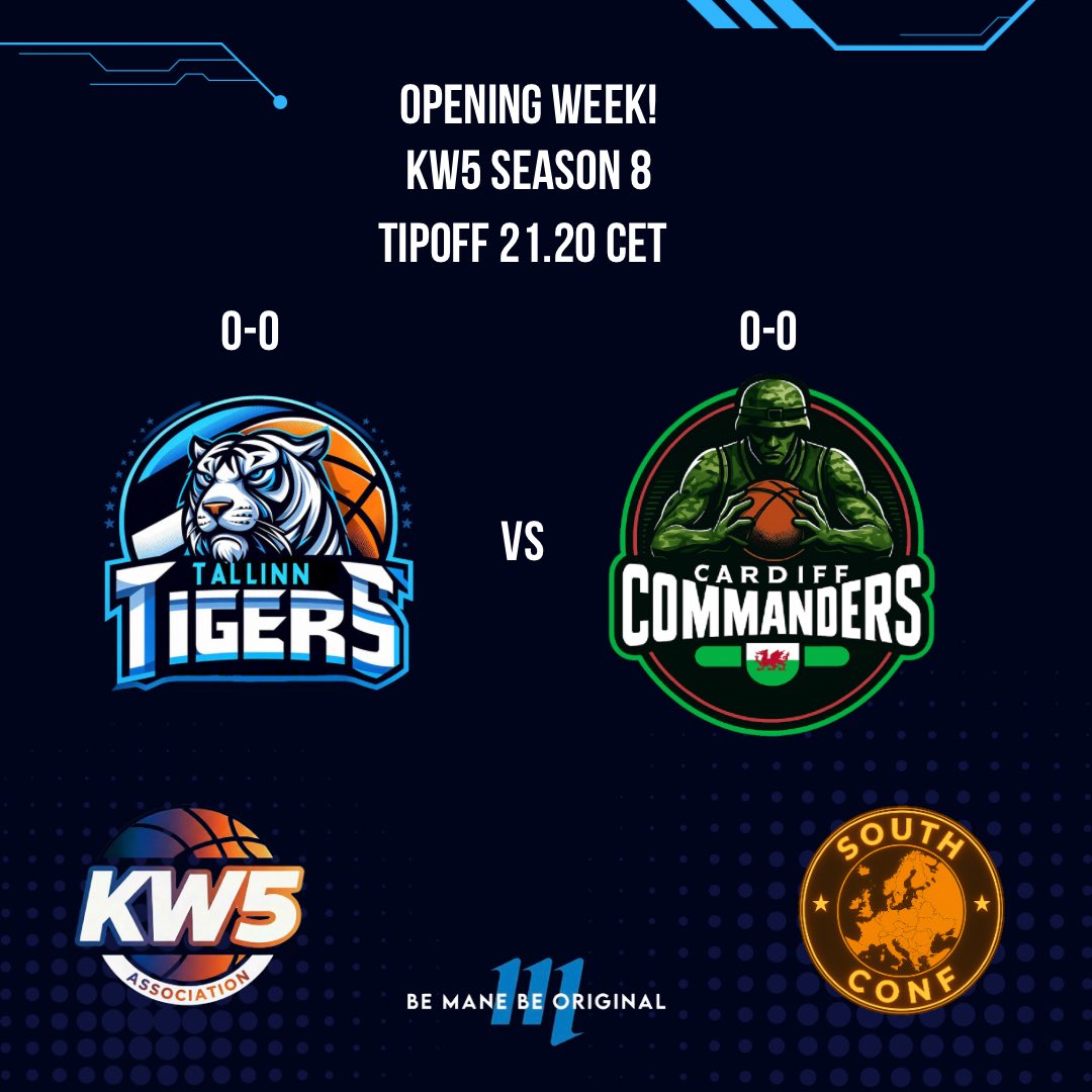 KW5Tigers's tweet photo. As usual, the Tigers stay quiet making moves all offseason but when it’s gametime, we’re ready to roll with some new additions. 🐯🔥
@KW5_EU Opening Week showdown vs @KW5Commanders 
Starting 5 tonight:
👨‍🍳@McPhiePG 
🎯@ssildaru 
🔒@Annes_Ravkic 
⚓️@SniperKPL 
💪@Sigsfaded https://t.co/z9PWsZcC8u
