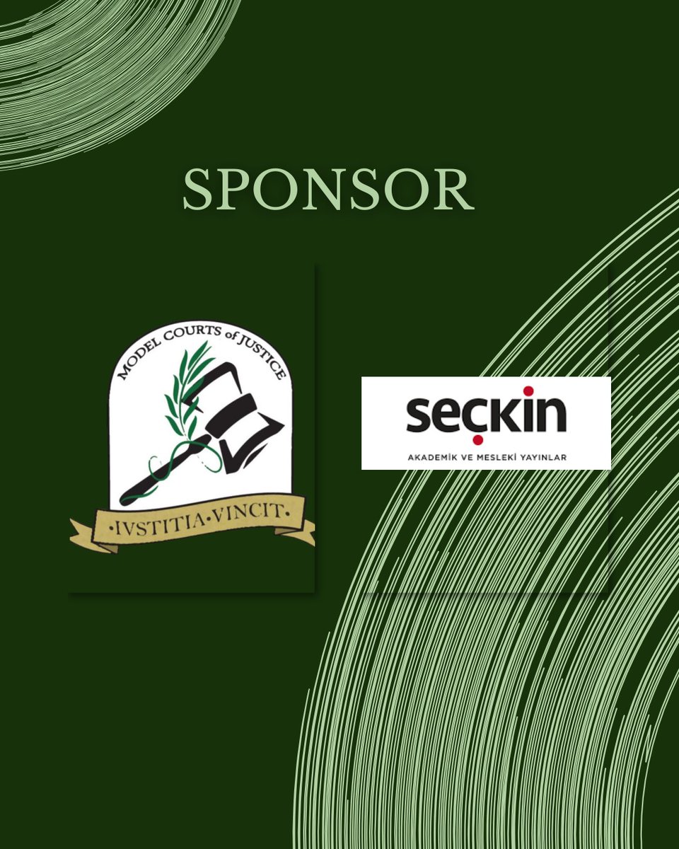 ModelCJ26's tweet image. We are proud to announce Seçkin Publishing as one of the sponsors of ModelCJ2026!
We extend our deepest gratitude to the Seçkin Publishing family for their invaluable support of ModelCJ2026 and for their trust in the potential of future legal professionals.
#Bettertogether