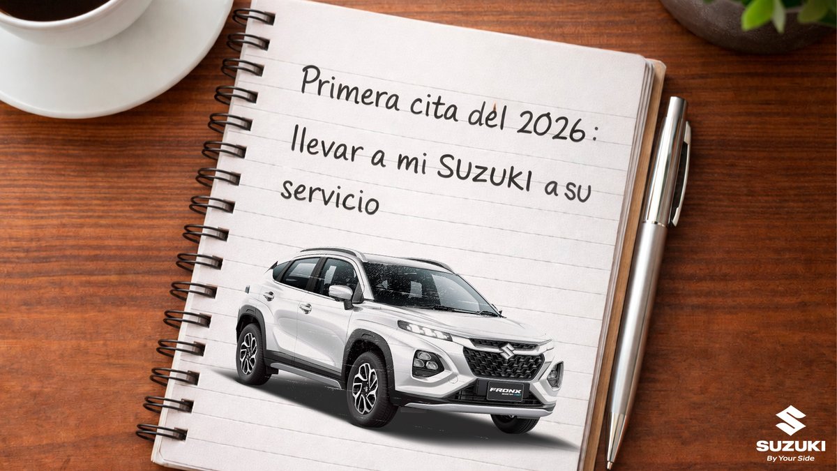 Suzuki_Mex's tweet image. El 2026 trae nuevos caminos… asegúrate de estar preparado. 🔧 Agenda el servicio de tu SUZUKI y mantén su desempeño al máximo.
👉 bit.ly/3XJS4Hz  
.
.
#SUZUKI #SUZUKIMexico #Servicio #CitaDeServicio