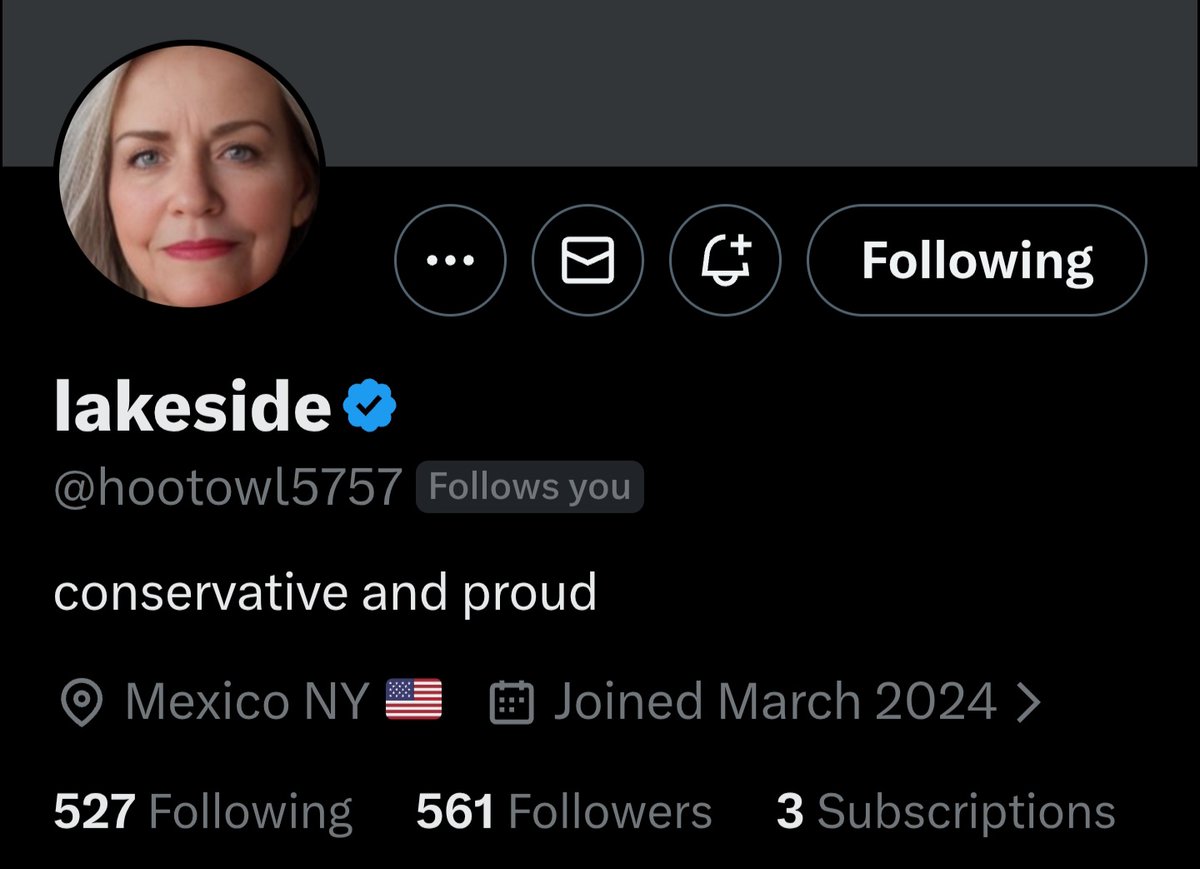 This Patriot is looking for more connections. Can you folk help out, thank you.

<a href="/hootowl5757/">lakeside</a>
