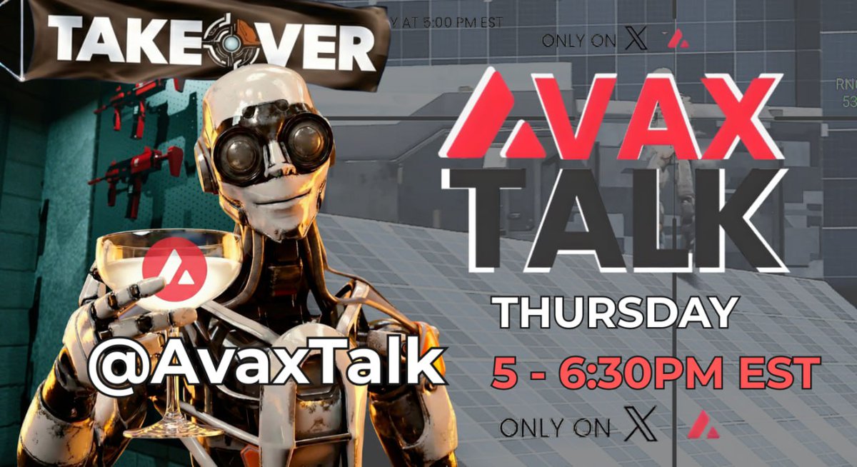 TheDJDegen's tweet photo. Make sure to tune in today! 

@AVAX TALK 

5 PM Est 

Cant wait to chat all things #Avax #FortBlockGames and #Crypto in general 🔺️🔺️🔺️ https://t.co/9QjcxdFcVK