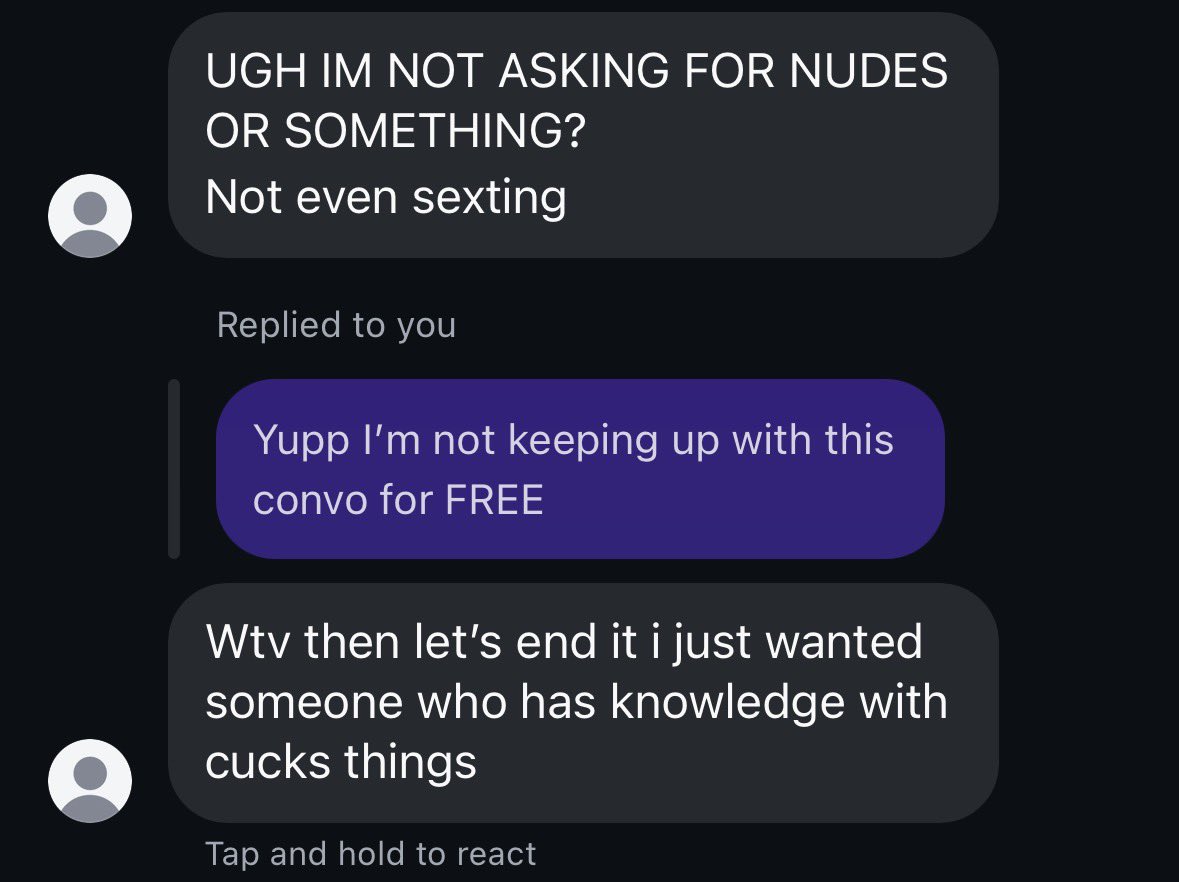 Guys on insta is a different breed of useless