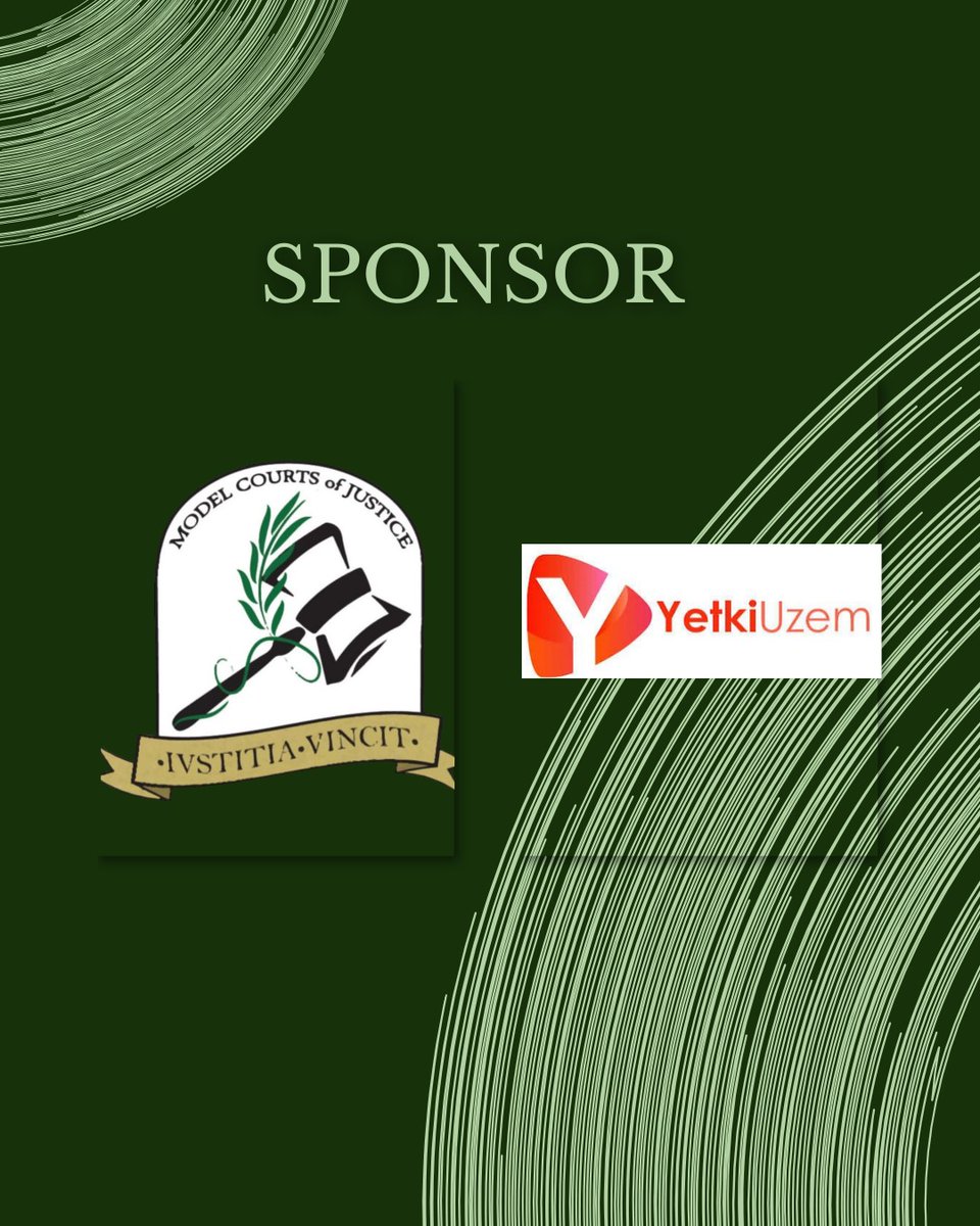 ModelCJ26's tweet image. We are proud to announce Yetki Uzem as one of the sponsors of ModelCJ2026! 
We extend our deepest gratitude to the Yetki Uzem family for their invaluable support of ModelCJ2026 and for their trust in the potential of future legal professionals.
#Bettertogether