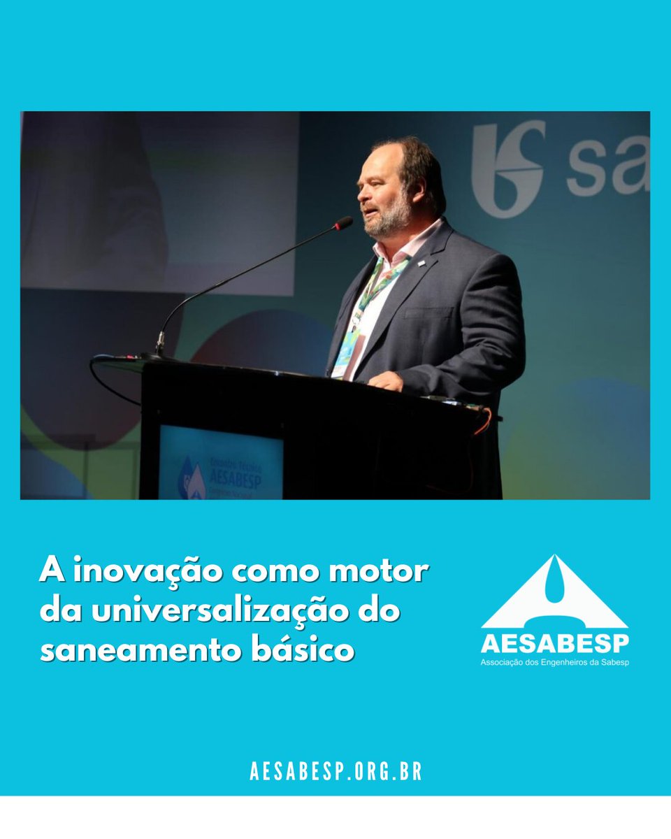 AESabesp's tweet photo. 👥️Em 2025 a Diretoria de Inovações da AESabesp fortaleceu a Fenasan/Encontro Técnico como espaços estratégicos de conexão, negócios e difusão de tecnologias. Liderada por Pierre Ribeiro de Siqueira, o foco da diretoria em 2026 será a expansão.

Leia em https://t.co/0sZk5fHVgK https://t.co/GW4xwKAzt9