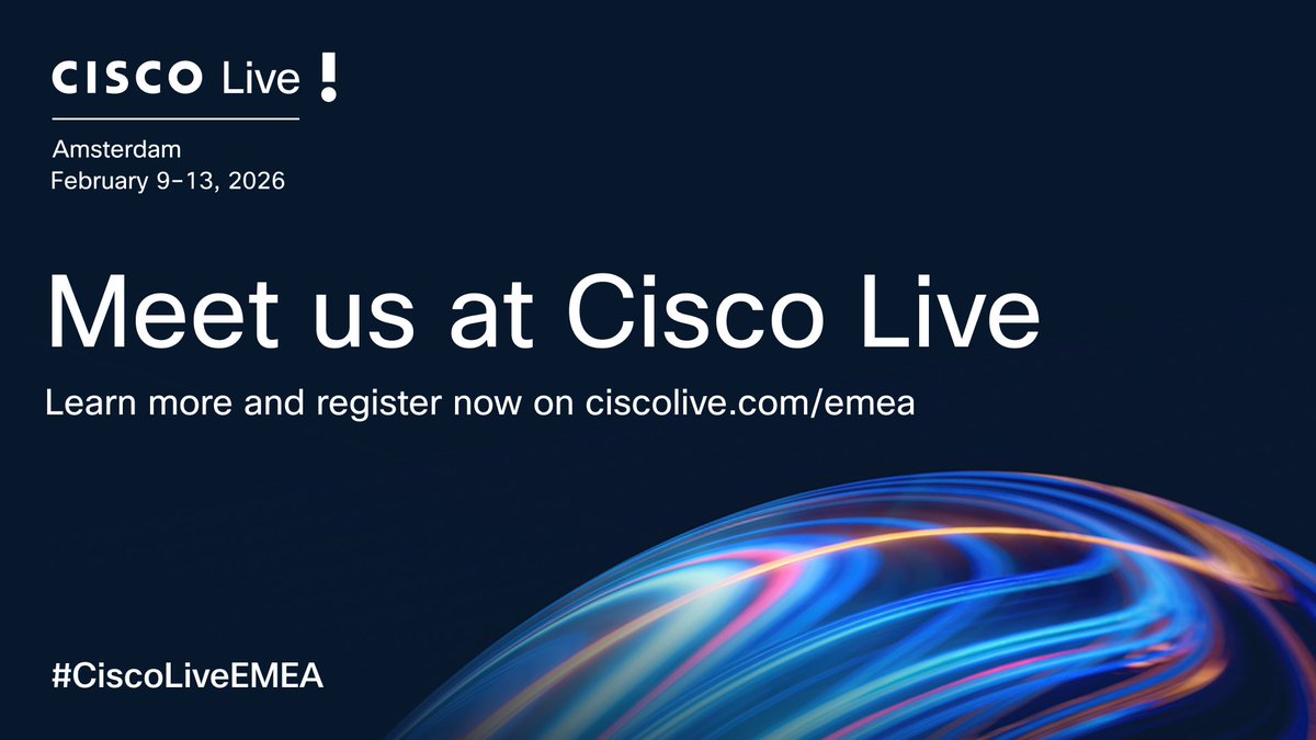 Come see us at Cisco Live in beautiful Amsterdam one month from today!

We'd love to meet you, show you our IOLAN SCR Console Servers and answer any Out-of-Band Management questions you may have. 

Register now at ciscolive.com/emea

#CiscoLiveEMEA