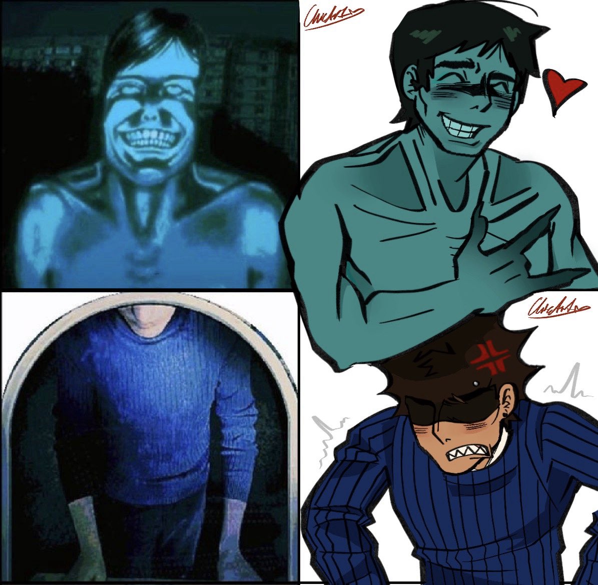 Lolkeepithidden's tweet image. My art style is all over the place with paleman but it was fun to doodle before animating again!! ^^
——————————————
#palegun #ninah #noimnotahuman #protagonist #paleman 
——————————————