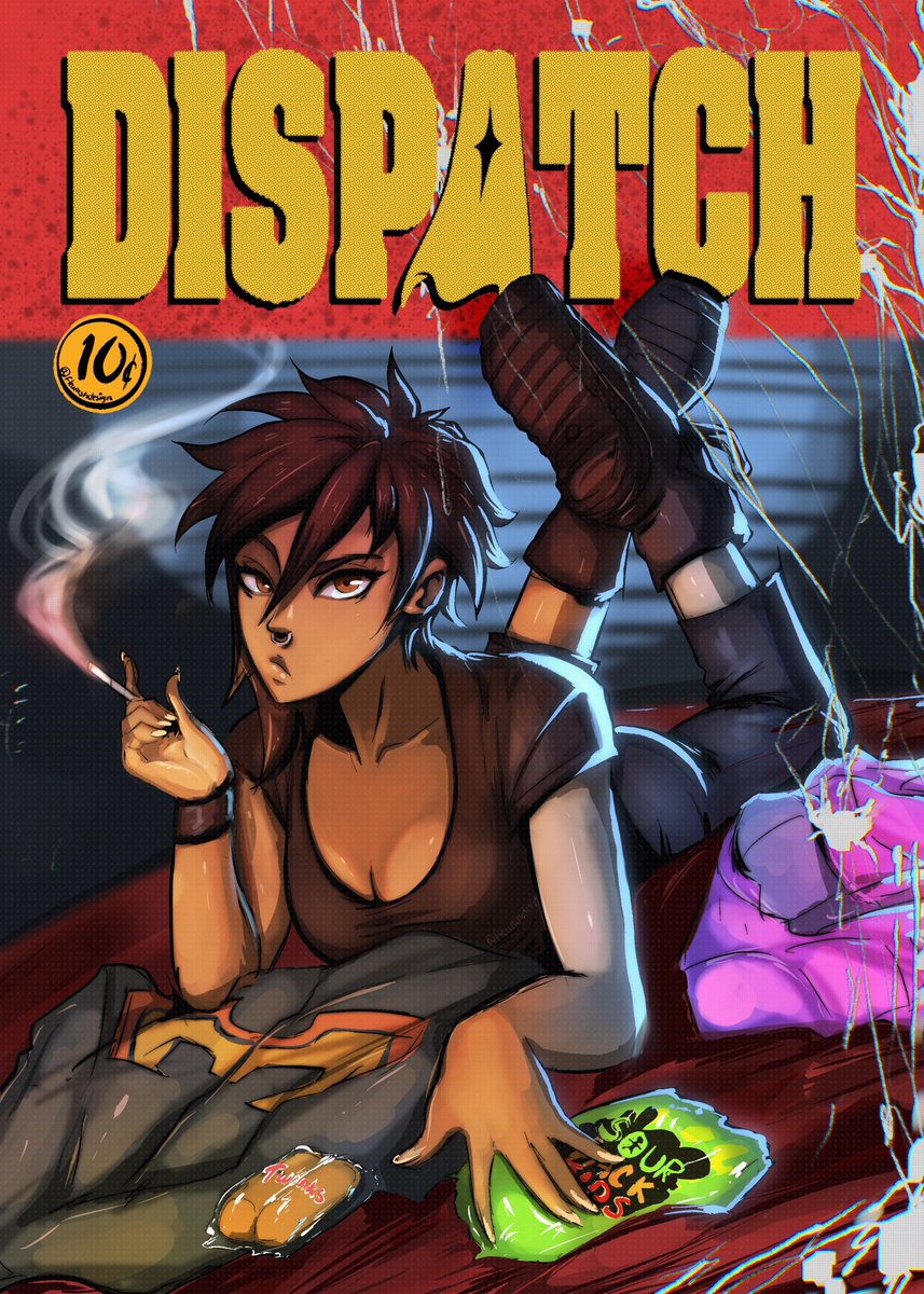 FleurashDesign's tweet image. Dispatch x Pulp Fiction