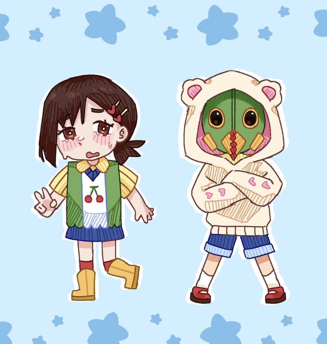 Chainsaw Chibis 🍉🫐🍋🍐 
#chainsawmanfanart