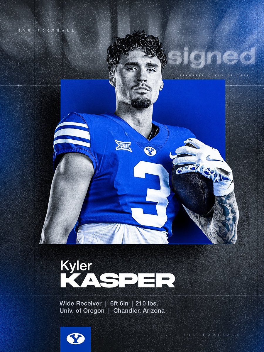 BYUfootball's tweet image. Welcome to the Family @KasperKyler 🤙