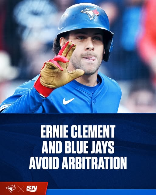Jays avoid arb with <a href="/ernieclement28/">Ernie Clement</a>!  So stoked to have this guy back!!!!!!