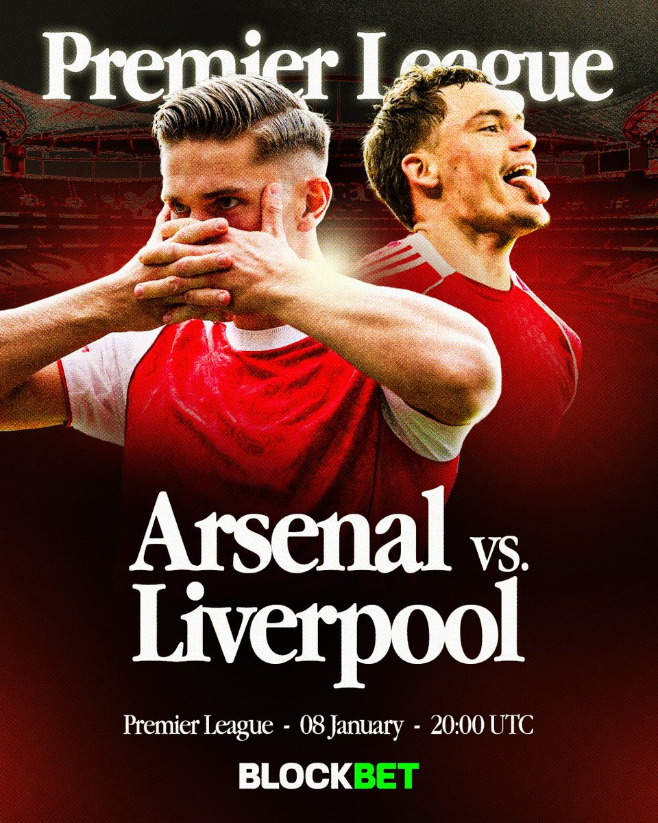 BlockBetGG's tweet image. Kick-off in 15. ⏰

Arsenal vs Liverpool. 😮‍💨

Who you got? ✍️
