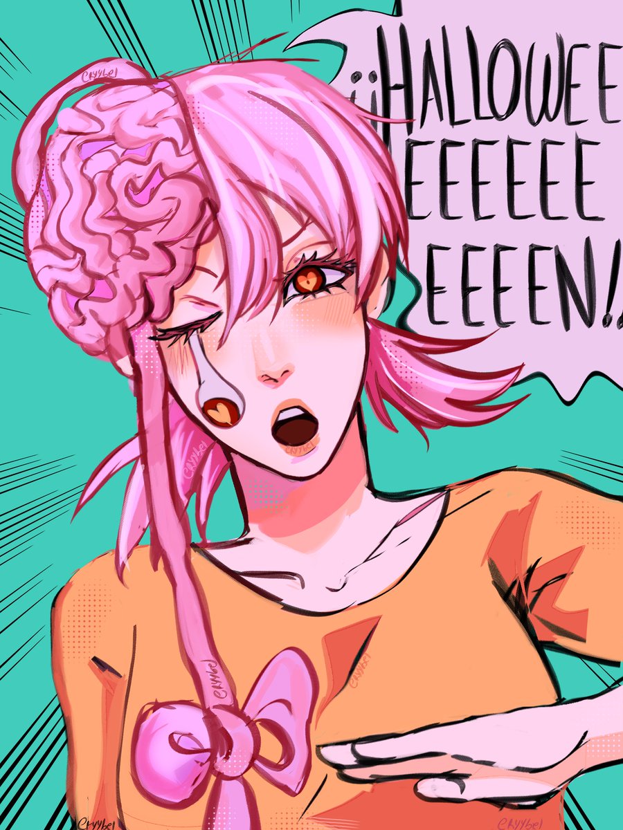 cryybel's tweet image. HALLOWEEN!! 

#chainsawman #csm #cosmo