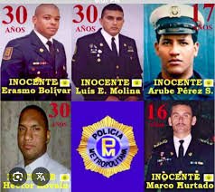 Policías Metropolitanos a quienes le arrebataron 24 años de su vida.

🇻🇪 #QueSeanTodos