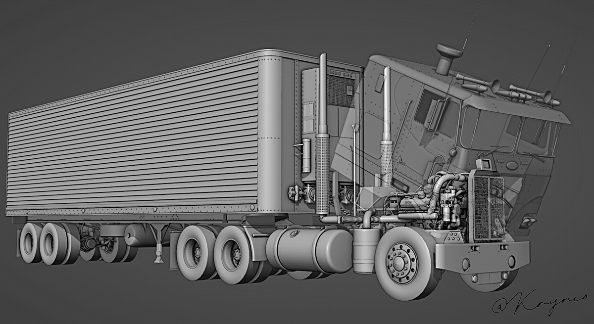 This time something completely different... 

Absolutely American classic! 🚚