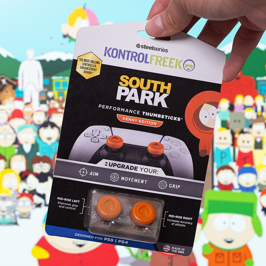 KontrolFreek's tweet image. Prepare YOUR controller for CHAOS! 💥

Join the boys in @Fortnite's Cartmanland starting today, and OMG, get Kenny on your thumbsticks! 🧻

➡️ kontrolfreek.pro/9MU8hT