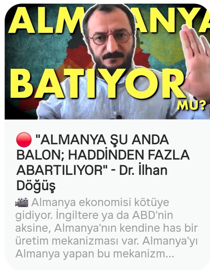 Bu videoda ve devamındaki 2 videoda Almanya'nın krize gittiğini söylediğimde bolca dalga geçen olmuştu yorumlarda.
3 gündür Berlin'de elektrikler kesiliyor. Eyalet hükümetleri federal hükümet parayı kıstığı için iflasın eşiğinde. 24 bin firma battı 2025te.
youtu.be/sVftM2TPSjI?si…