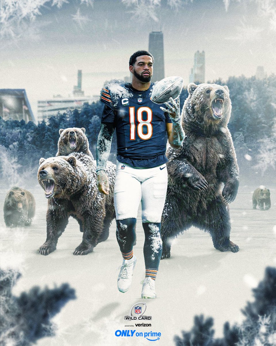The Iceman cometh! Playoffs are here.
#DaBears