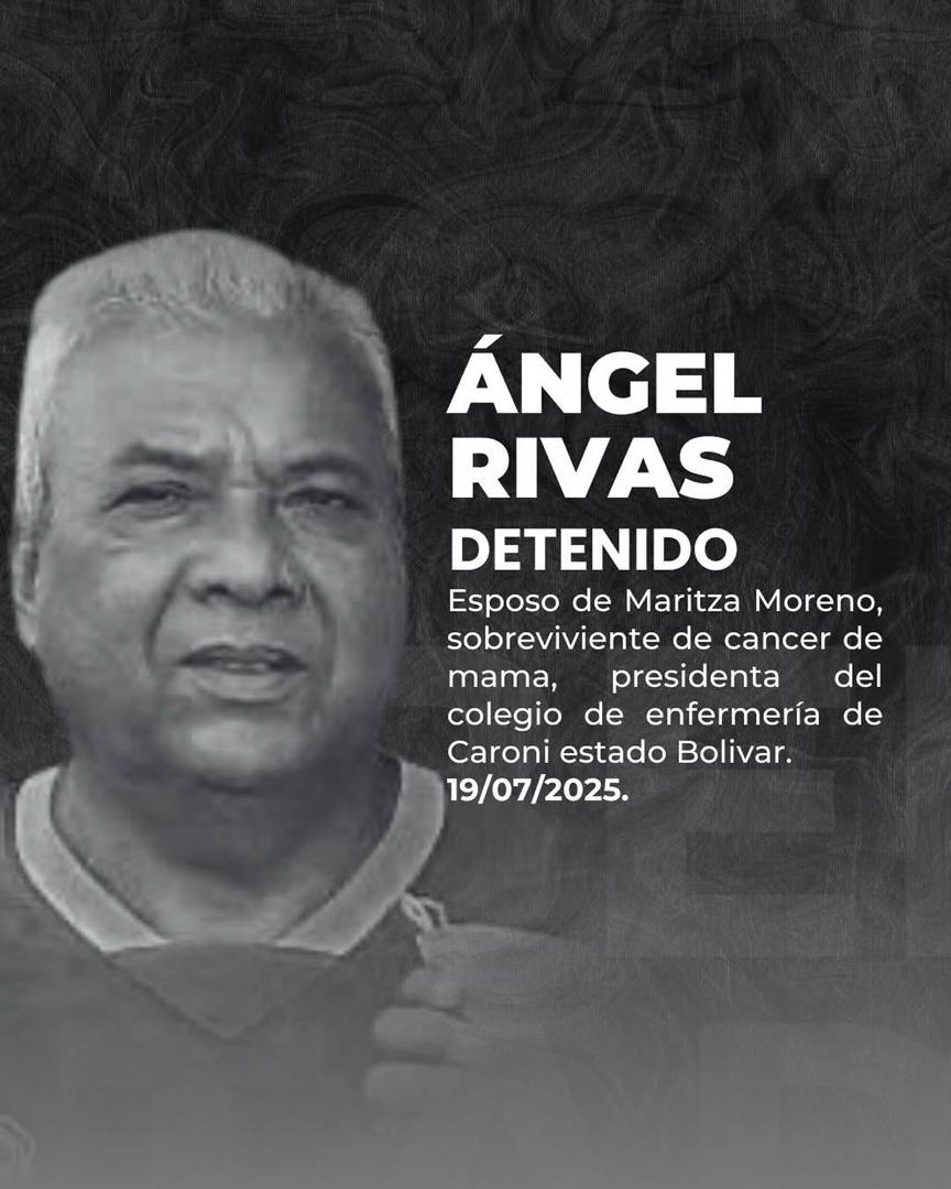 Desde el gremio de Enfermería exigimos la libertad inmediata e incondicional de Yanny González, Pdte. del Colegio de Enfermería de Barinas, de Ángel Rivas (Bolivar) y de todos los presos políticos. No hay reconciliación ni paz con presos políticos.