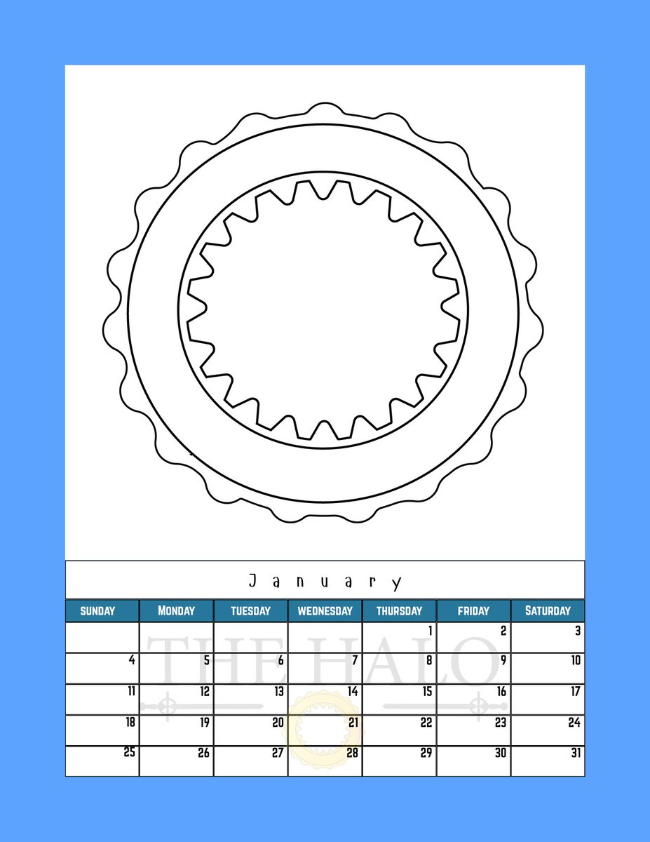 TheHaloWN's tweet image. Color the Months.
I did a small calendar with simple figures to color. A little late in the year, but I hope you guys find it fun. 
Here's January.
I will post a PDF with the rest of the months in a while.
#WarriorNun #SaveWarriorNun #Avatrice