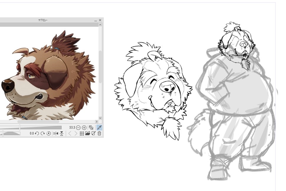 kumagayasin's tweet image. ジョイさんコピック塗りたいなと思うも、ちょっといいポーズのがパッとみ見つからなかったから描き始め

＾＾にするのも半目にするのも上手く描けなくて手こずる
目が難しい人だ