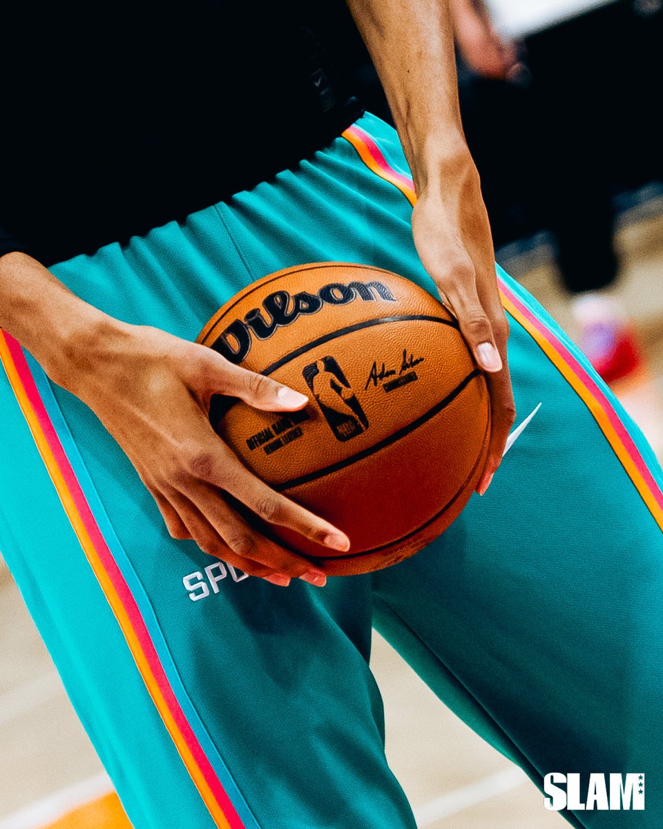 SLAMonline's tweet image. The Spurs cooked with these throwbacks 🔥 

(📸: @Sean_Daniel01)