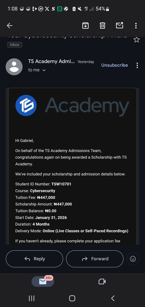 Good afternoon sir , pls am begging in God's name help me in getting a laptop.  I was given a scholarship award by TS Academy to study cyber security and we are starting on 31st January 2026 .laptop is my problem now . <a href="/silverpenydr/">Ayilola of Nigeria /Laptop Guy 🩺 🇳🇬 🇬🇧🇺🇸</a> @_agungunn @Donjazz <a href="/asher_kine/">THE KINE 🌕🖤</a> <a href="/azakegrn/">ĄŞĄƘĘ 🪖</a> 🙏