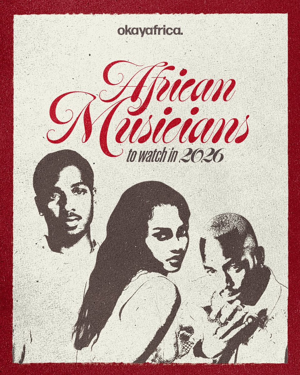 🌍🎶 From South Africa's Ciza to buzzing Sudanese rapper Soulja and many more, OkayAfrica shares picks for the African musicians to look out for in 2026 🤩

Check it out: bit.ly/4sA63wU