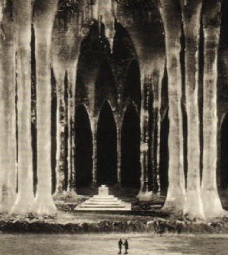 vikare06's tweet image. Imagine building a 15 meters cathedral made of ice on the alps, shoot your movie and then let it melt naturally. All this in 1926.
Can cinema ever be this hardcore again?
