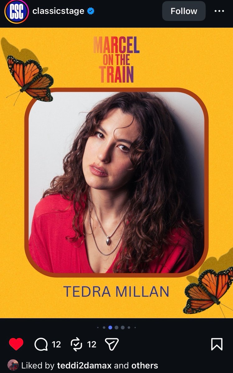 tedracrave's tweet image. The official announcement of Tedra joining the cast of Marcel On The Train! 

Sosososo proud!!