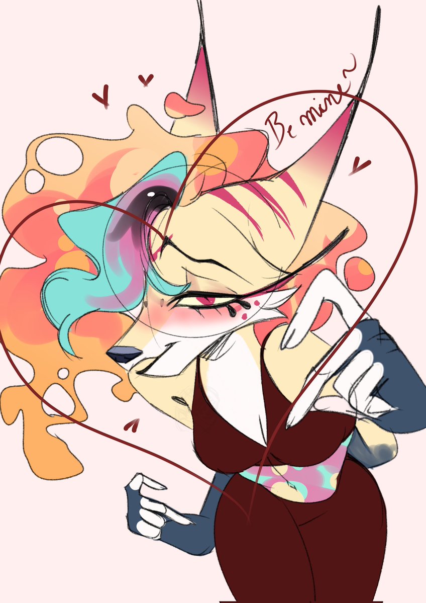 MyBoscha's tweet image. Awww what a cutie~
#queenBee #HelluvaBoss #HelluvaBossFanart