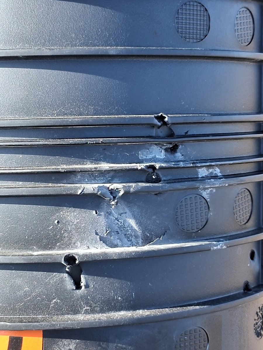 WR_Connect's tweet image. Our fiber system is built to withstand wind and weather - not gunfire.
A shot line or equipment means outages for your neighbors and local businesses. Please be aware of our equipment when using firearms.