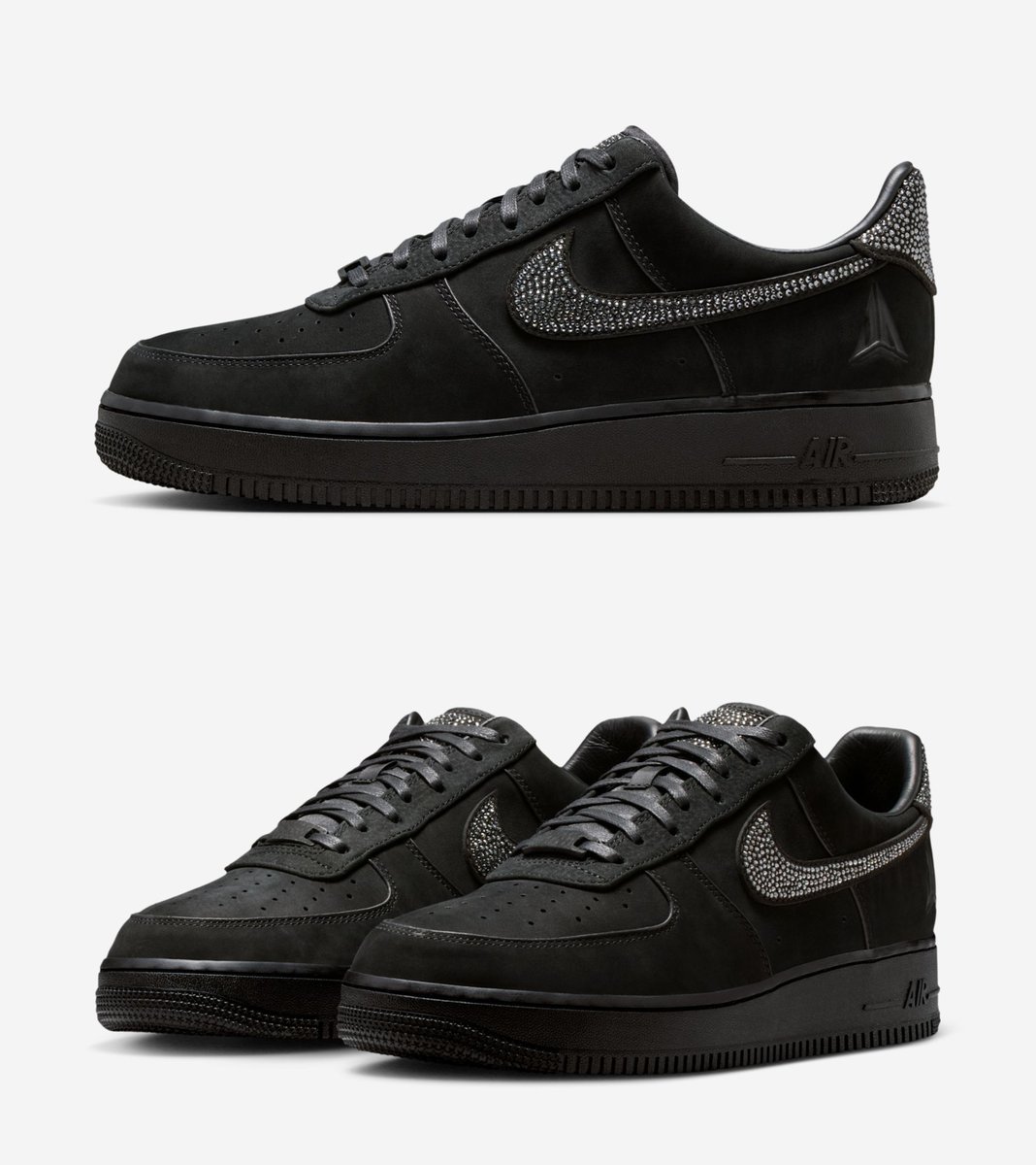 JustFreshKicks's tweet image. OFFICIAL IMAGES: Swarovski x Ja Morant x Nike Air Force 1 💎 @JaMorant 

🗓️ February 13th
💰 $225