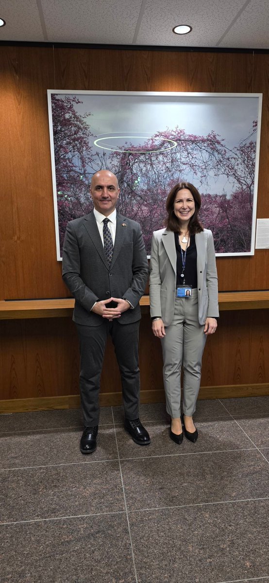 AzEmbCanada's tweet image. Had a pleasure to pay courtesy call at Global Affairs Canada with Ms.Gallit Dobner, Director General Arctic, Eurasian and European Affairs. Gratefull for the warm welcome and the opportunity to exchange views on issues of mutual interest. 🇦🇿🤝🇨🇦