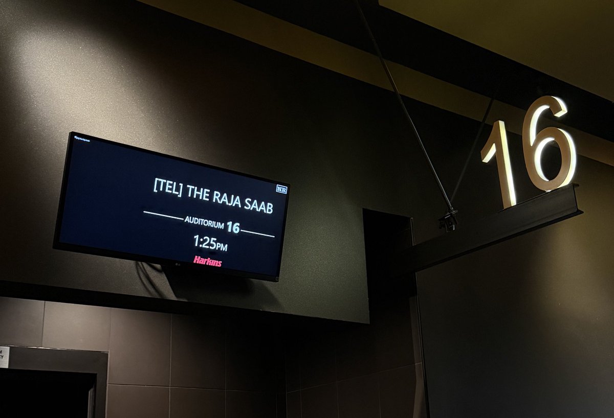 mr__btk's tweet photo. Showtime #TheRajaasaab 

#Prabhas https://t.co/7QJLw7rutt