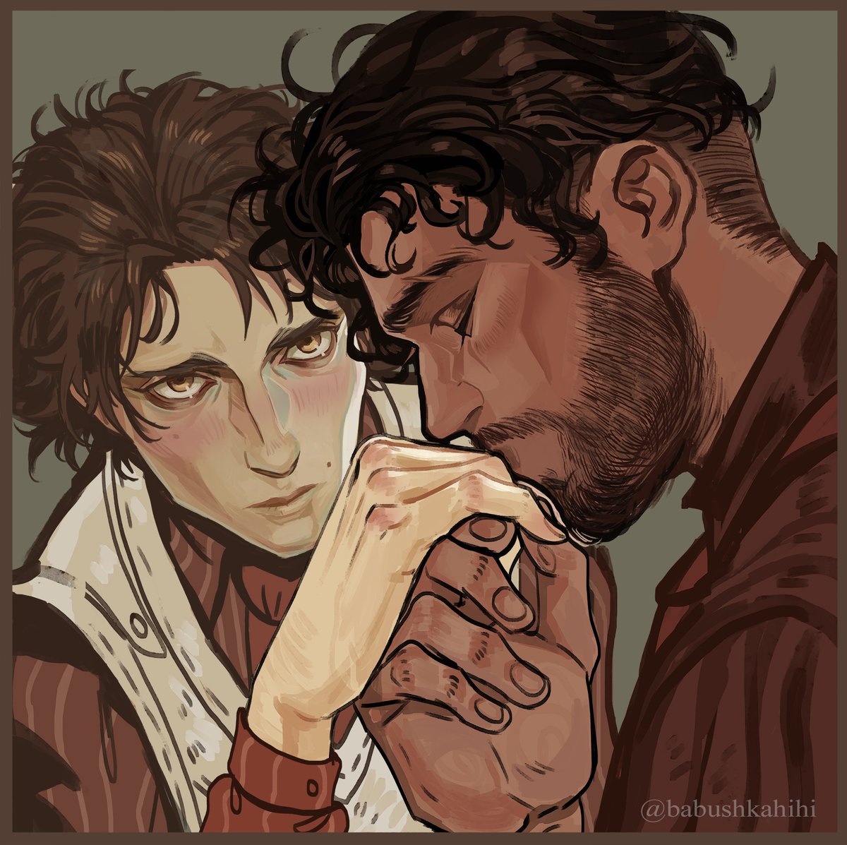 babushkaHiHi's tweet image. hand-kiss #jayvik