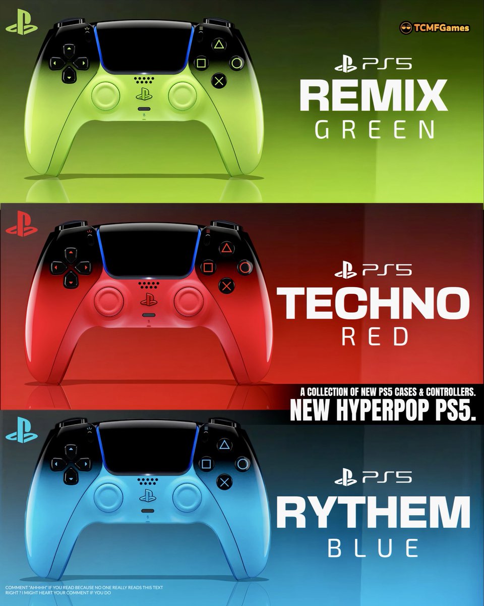 The PS5 HyperPop Collection 
⠀ ⠀ ⠀ ⠀ ⠀ ⠀ ⠀ ⠀ ⠀ ⠀  ⠀ ⠀ ⠀ ⠀ ⠀ ⠀ ⠀ ⠀ ⠀ 
▫️All launching March 12 2026, preorder Jan 16 

▫️ PlayStation reveals the Hyperpop Collection 
▫️ Applies to DualSense wireless controllers and PS5 console covers  
▫️ DualSense controllers