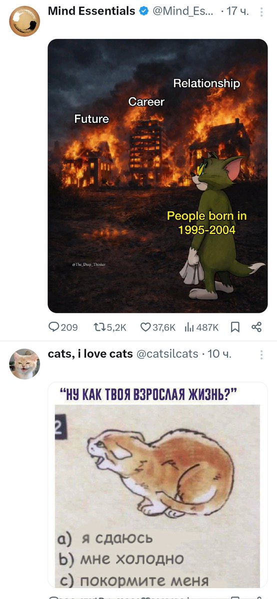 Слишком жизненно
Ещё и подряд