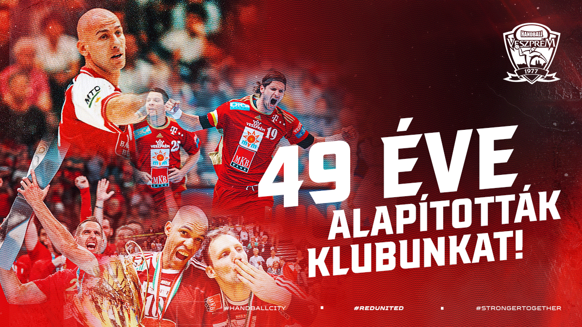 veszprem_hc's tweet image. 49 éve alapították klubunkat!🏆🎉
Isten éltessen, Építők!👏

handballveszprem.hu/hu/article/ist…

Hajrá, Veszprém!🔴⚪
#RedUnited #HandballCity #strongertogether