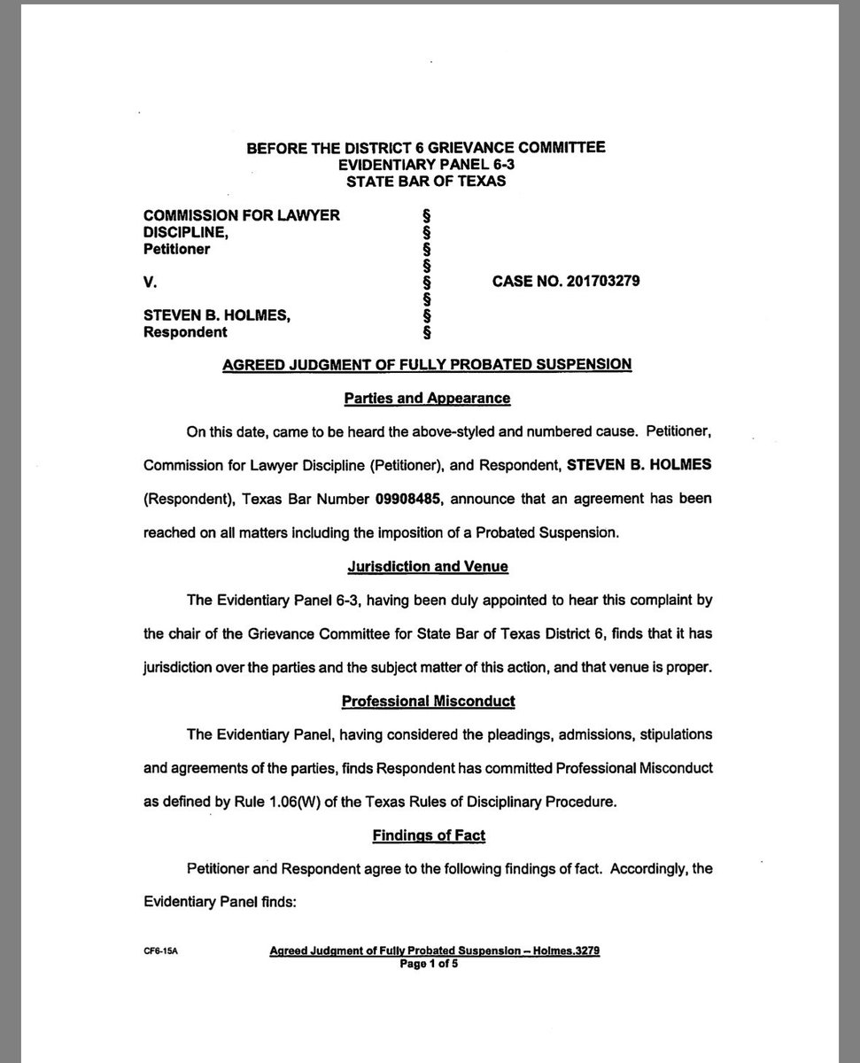 SarahisCensored's tweet photo. 🚨EXPOSED: Attorney involved in the registration of EPIC City, an Islamic community development in Texas, has a documented history of making false statements to the U.S. Department of Housing and Urban Development.

EPIC City / “The Meadow” Project

Community Capital Partners LP filed registration documents with the Texas Secretary of State in connection with the EPIC City development.

The registration was handled by attorney Steve Holmes. According to federal court records, Holmes pleaded guilty in October 2015 to making a material false statement to the Department of Housing and Urban Development (HUD). As a result, he was suspended from practice for 36 months.