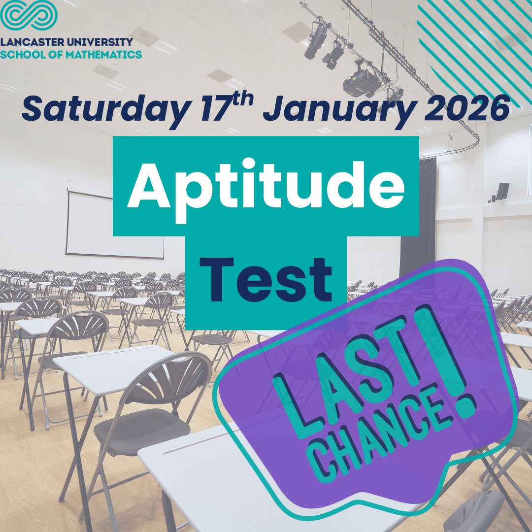 Lancaster University School of Mathematics tweet media