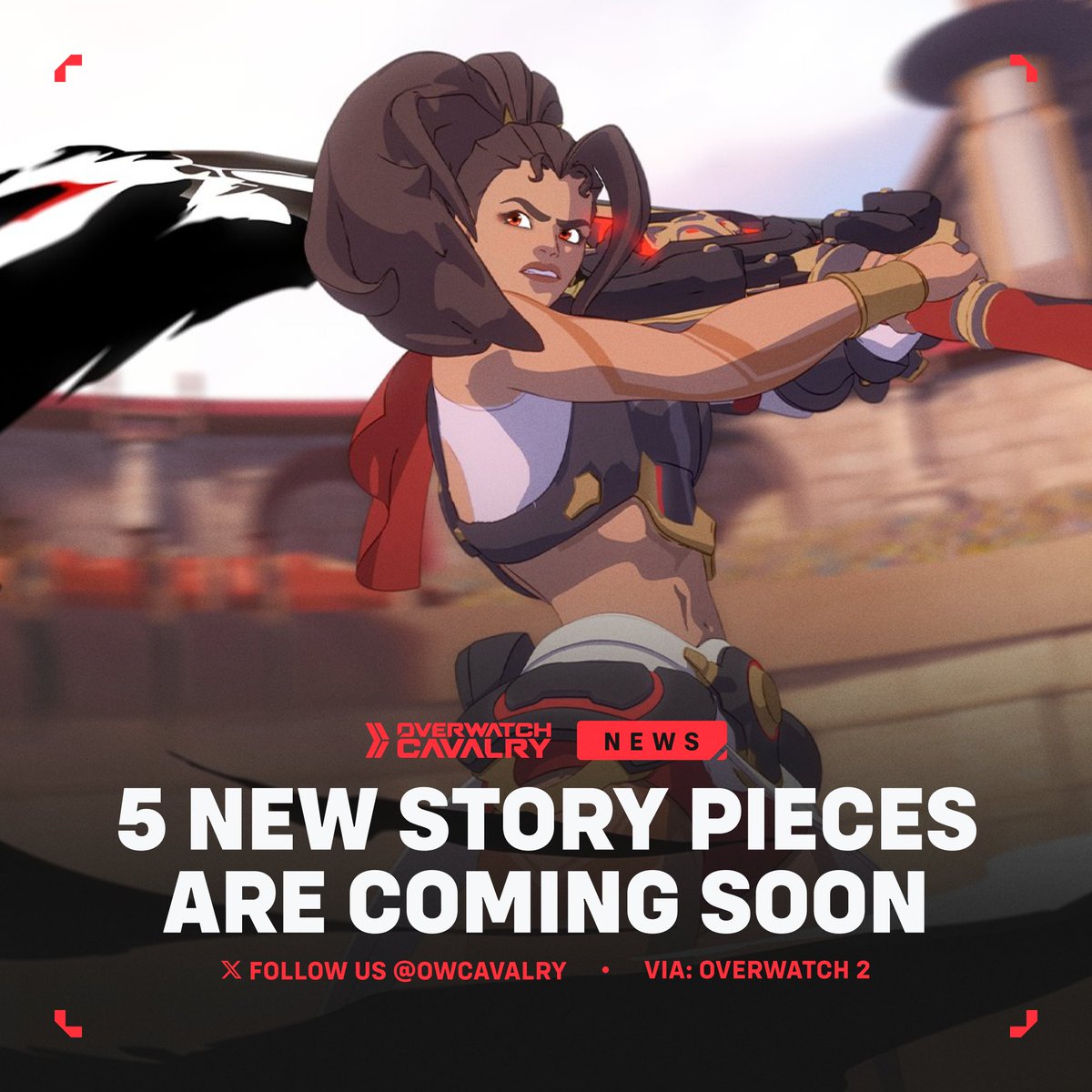 OWCavalry's tweet image. Get ready for more #Overwatch2 lore 📕

The in-game story menu shows FIVE new pieces coming soon, which may include lore drops, motion comics, or even animated shorts.

What do you want to see next? 🔎